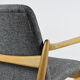 Original restored armchair GFM-64, designer E.Homa, 1960s, grey