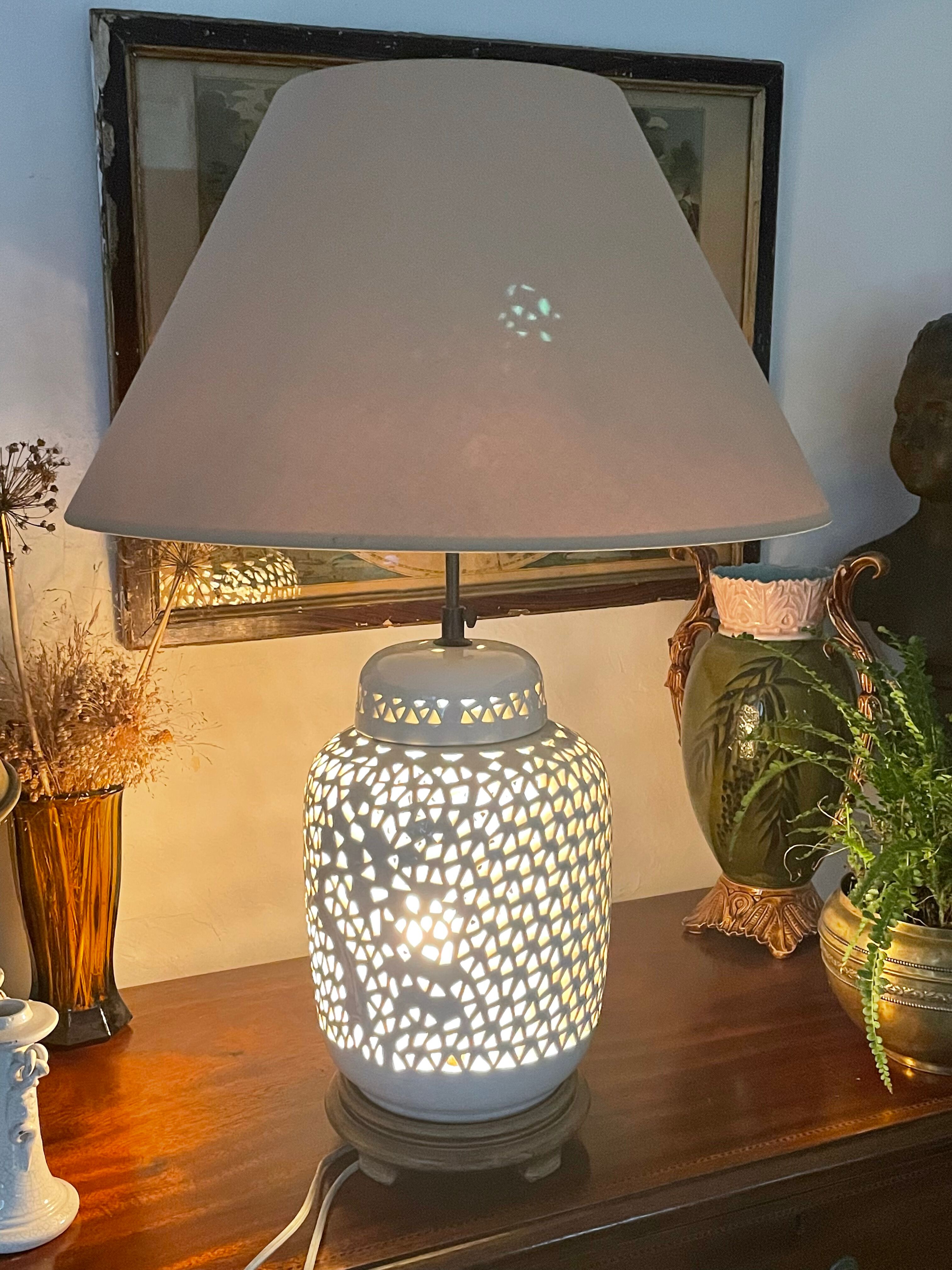 Vintage ceramic lamp