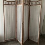 Vintage weathered wooden screen