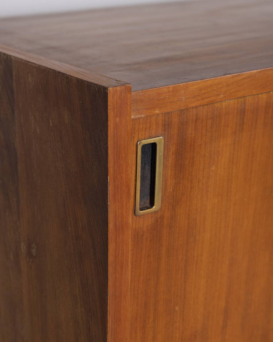 Vintage 1970s teak wood sideboard, Italian design