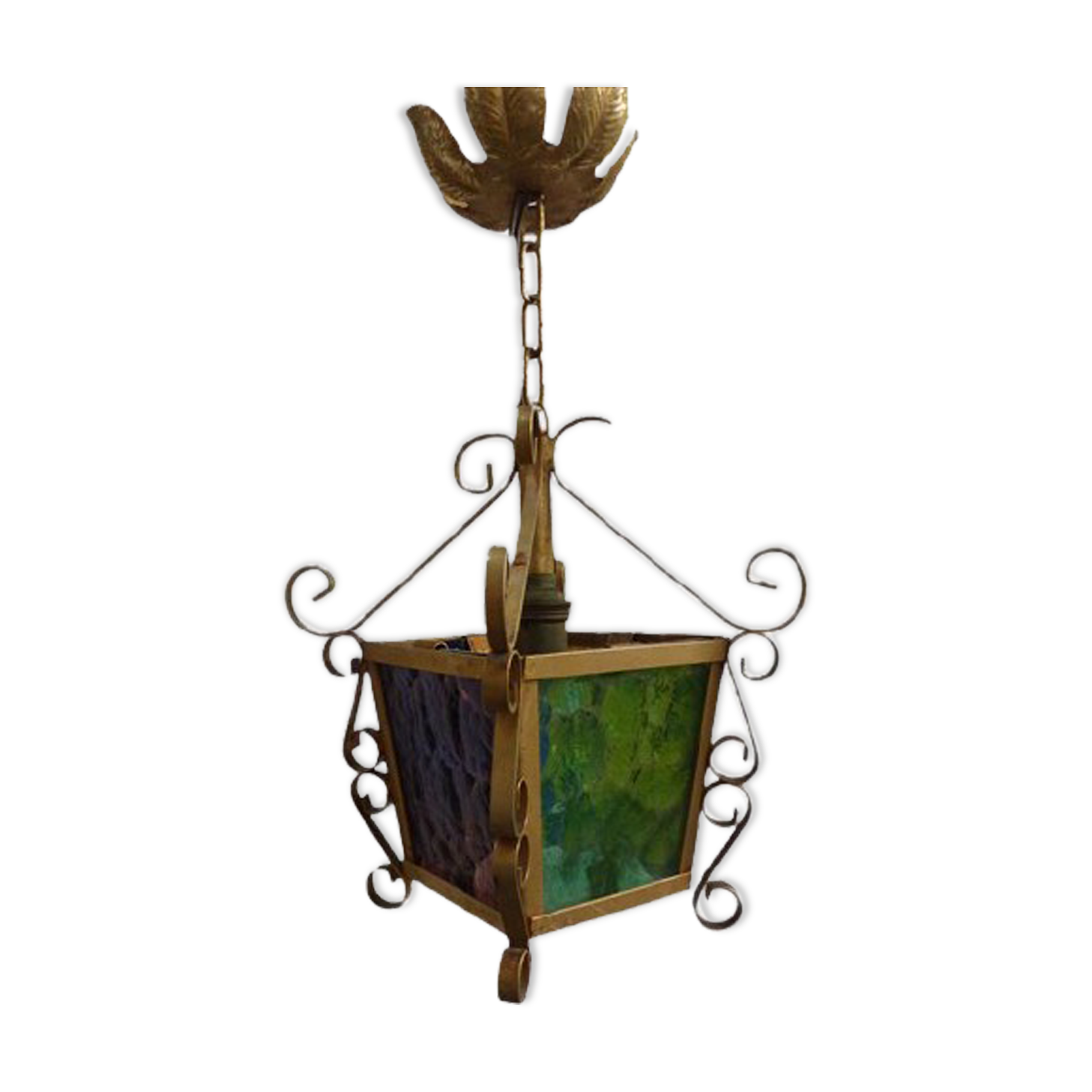 Vintage gold lantern