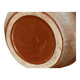 Brown painted earthenware pitcher