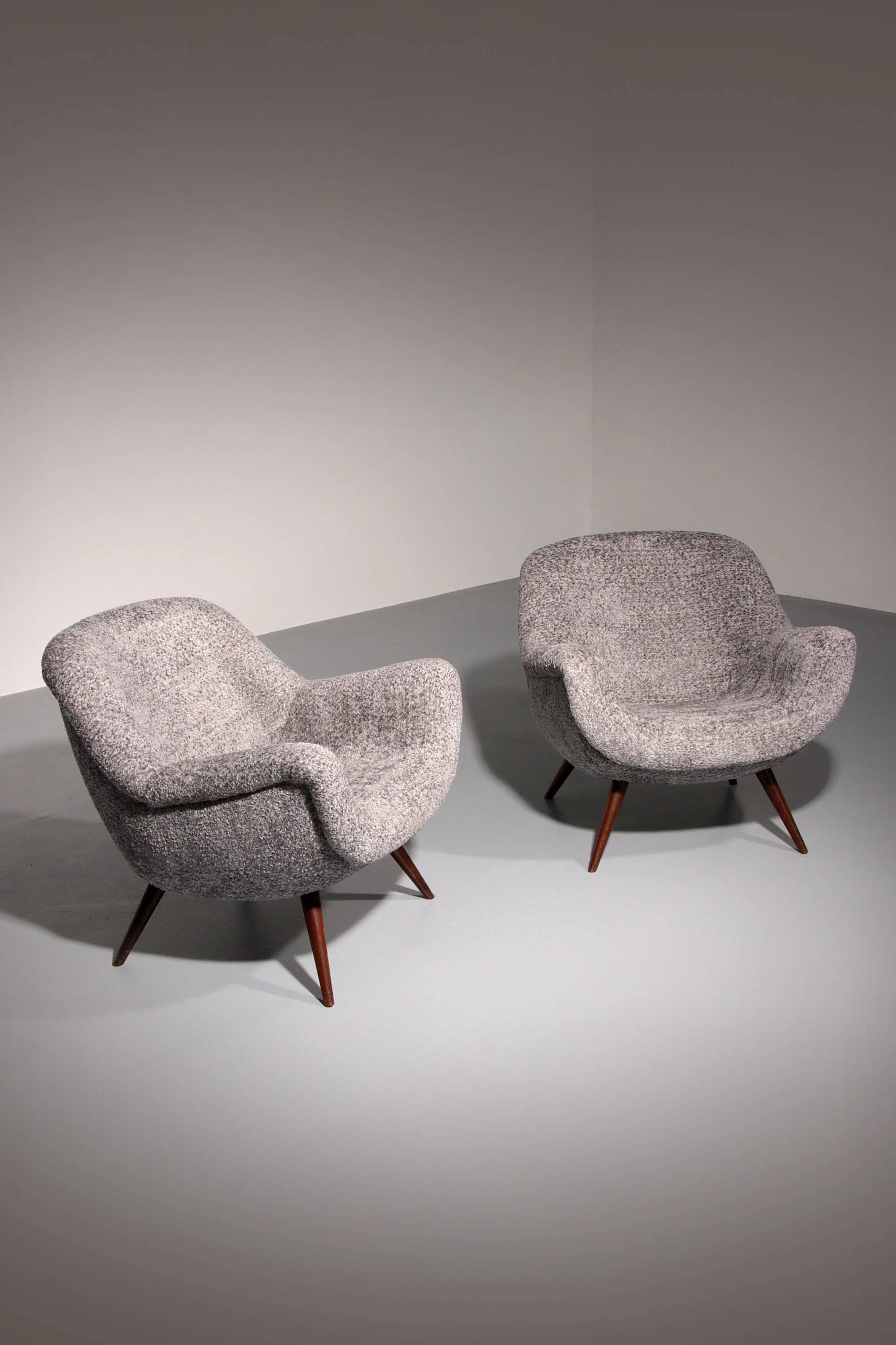 Fauteuils Gustav Bergmann de Lippe, Allemagne, 1960