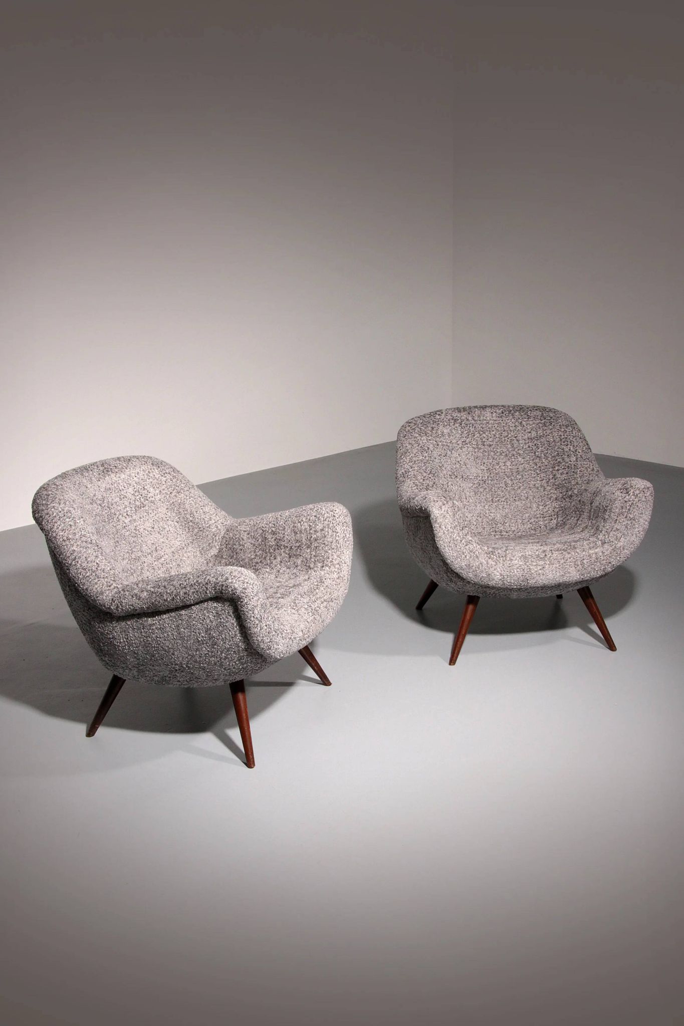The Gustav Bergmann armchairs from Lippe, Germany 1960