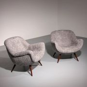 The Gustav Bergmann armchairs from Lippe, Germany 1960