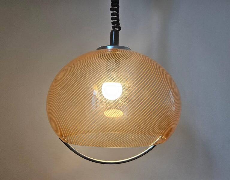Midcentury Pendant Meblo, designed by Harvey Guzzini, Italy, 1970s
