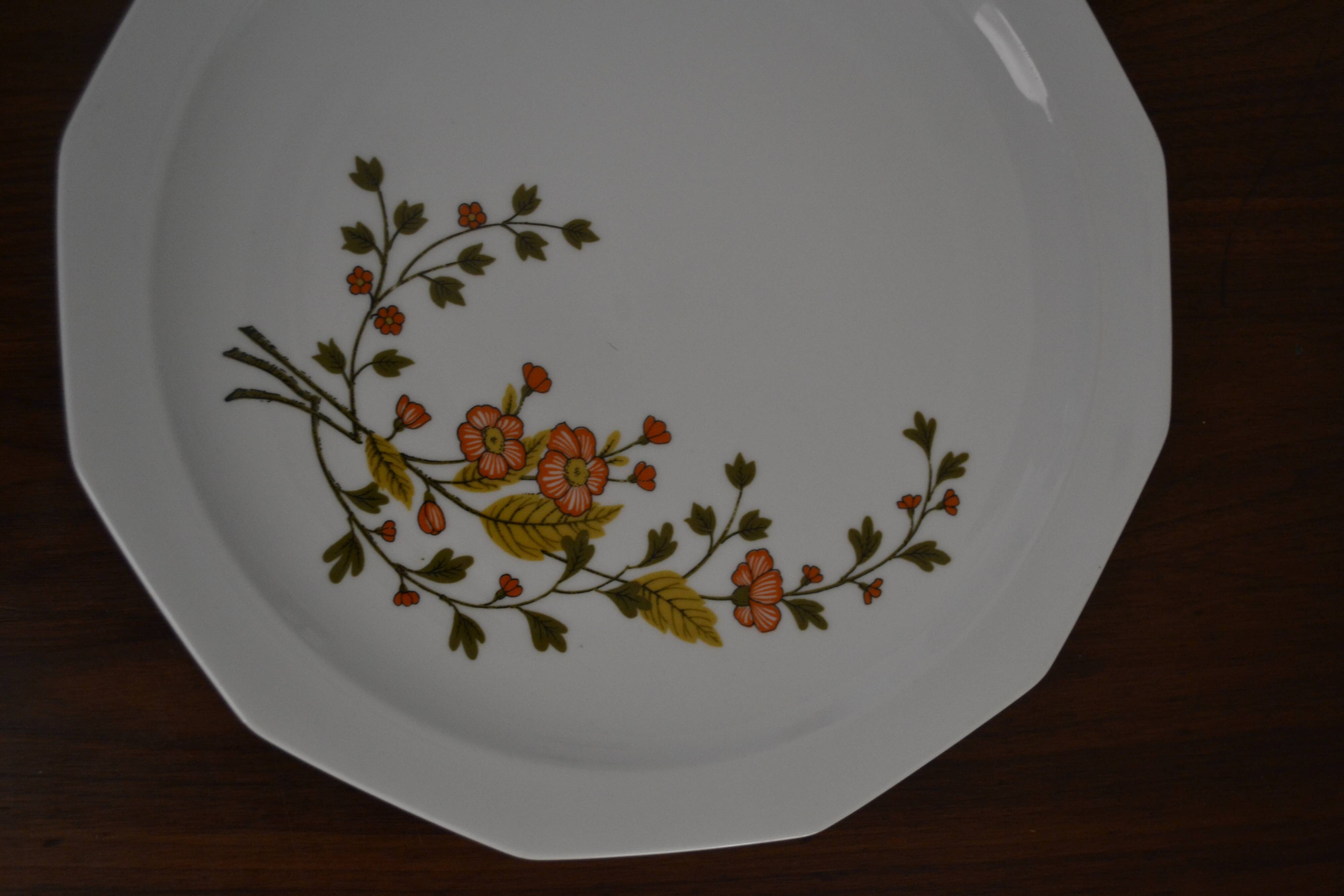 Bavaria dish floral pattern
