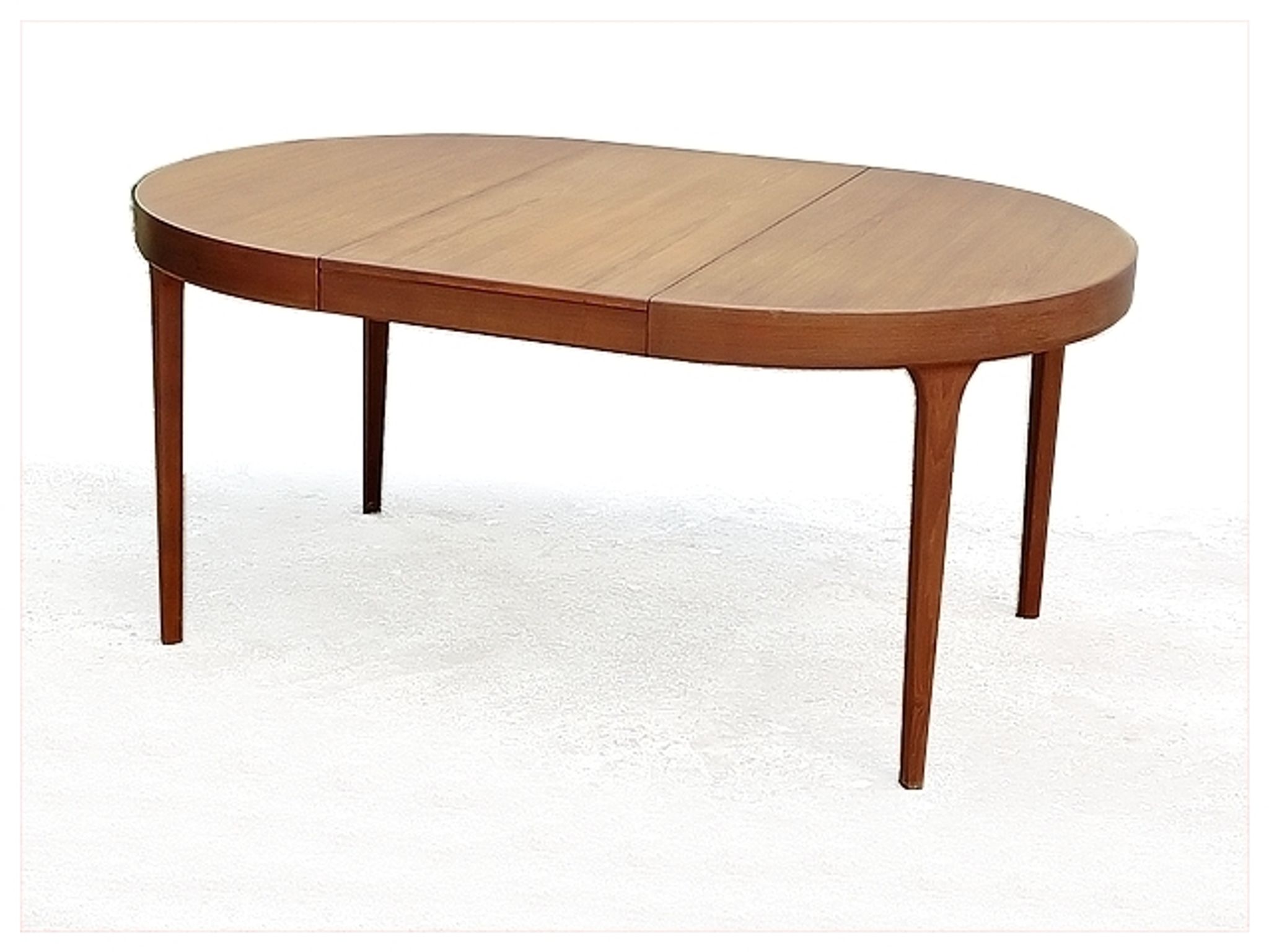 Danish round table by Oluf Th. Larsen Scandinavian teak vintage 1960