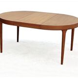 Danish round table by Oluf Th. Larsen Scandinavian teak vintage 1960