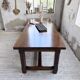 Table de ferme campagne noyer massif XL 250cm
