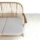 Vintage ercol windsor 2-seater sofa padded in French tick