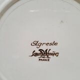 Set of 6 Sarreguemines dessert plates
