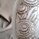 Vintage Art Deco globe in frosted glass