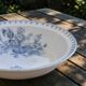 Shallow dish 19th century ironstone Sarreguemines Flore collection