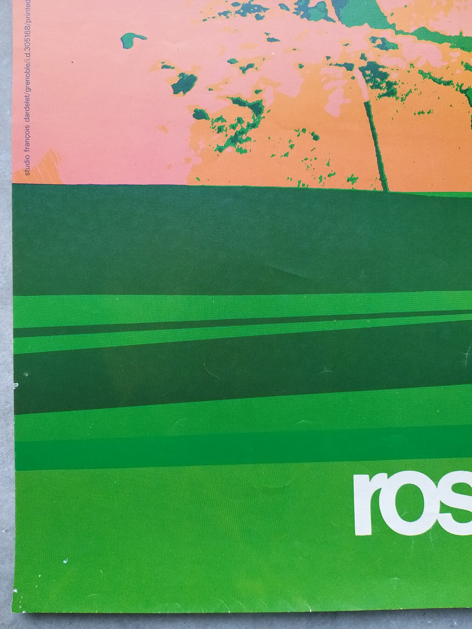 Old poster/original poster - Skis Rossignol, studio François Dardelet - ca 1970
