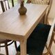 Solid oak farmhouse table – small size,