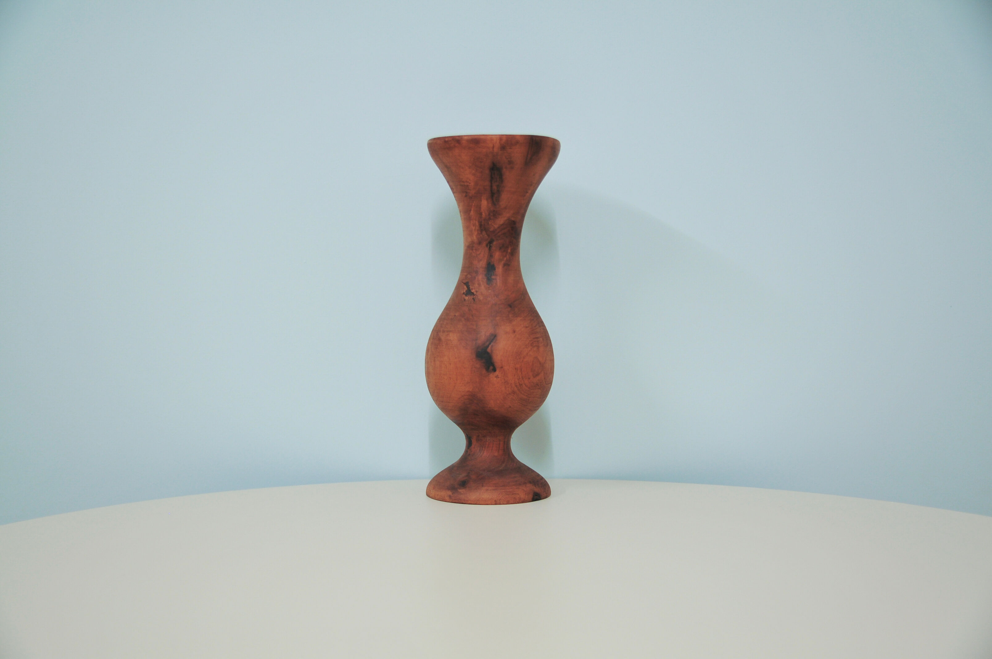 vintage wooden vase