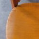 Series of 4 bistro chairs signed Baumann 1950 vintage