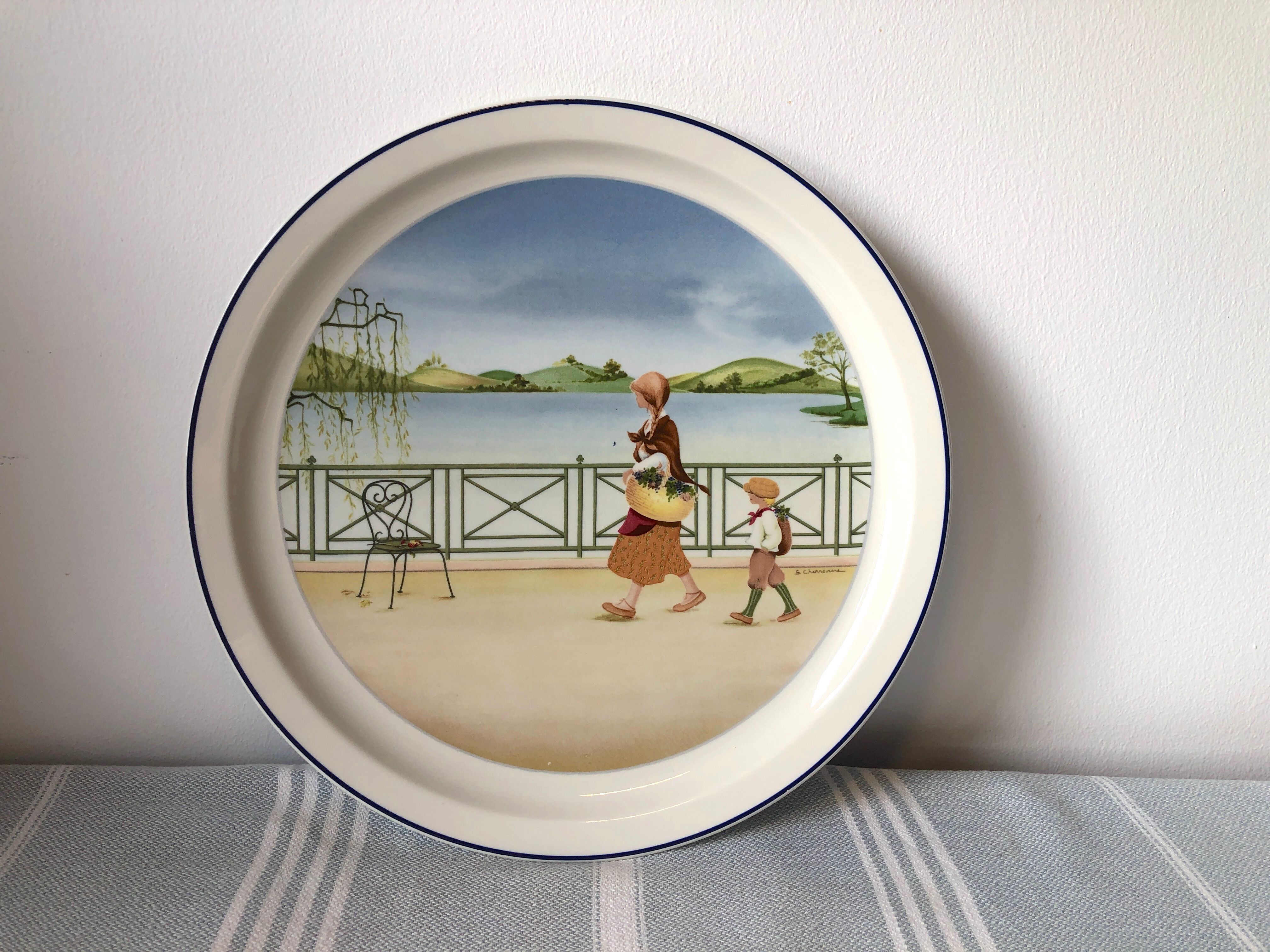 Villeroy et Boch collection plate - Autumn Season - Sabine Chennevière