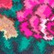 Tapis floral en laine de Moldavie de style bohème - 182×208 cm