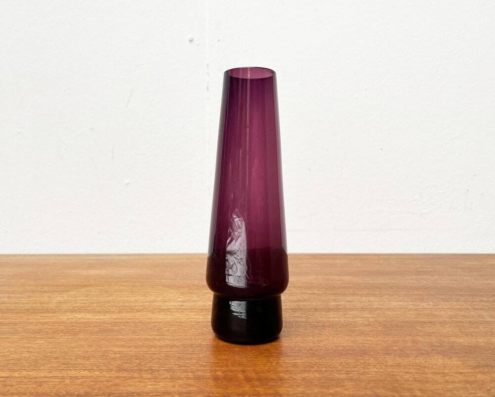 Mid-century minimalist glass vase, 1960s