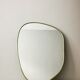 Gilded brass mirror 51 cm
