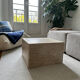 Table basse en travertin