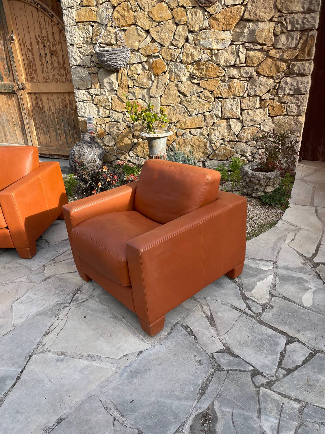 Pair of De Sede DS17 Armchairs