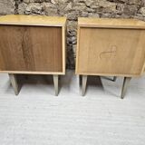 Pair of vintage 1960's bedside tables