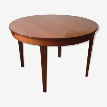 Table ronde teck scandinave