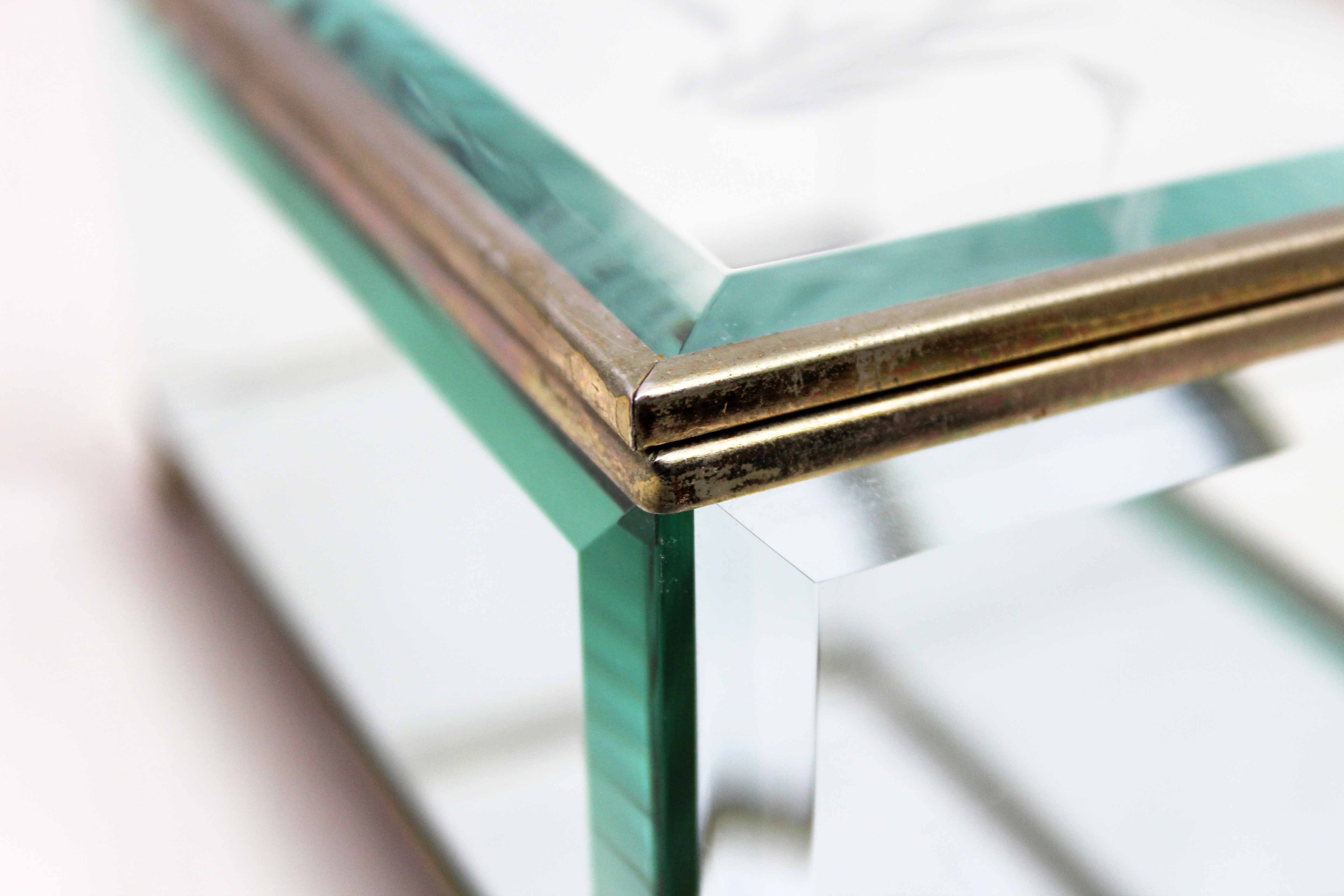 Beveled glass jewelry box