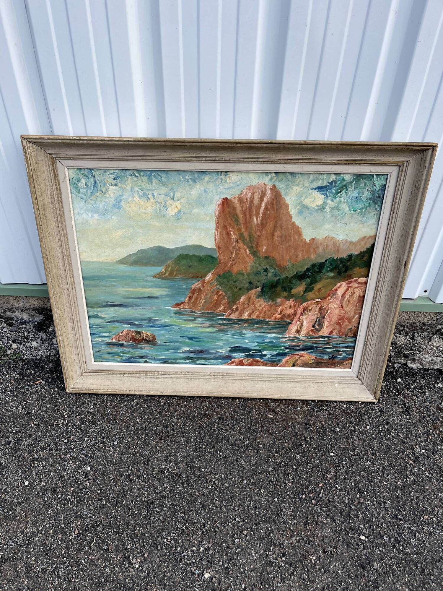 Old Table Oil - Le Cap Roux (Estérel) by Eliette Debru-Viguier -
