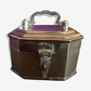 Brass jewelry box - 1st half 20th century
