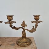 Ensemble de 2 candélabres