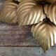 Flower metal sconce