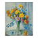 Tableau ancien - Bouquet de fleurs dans vase en verre