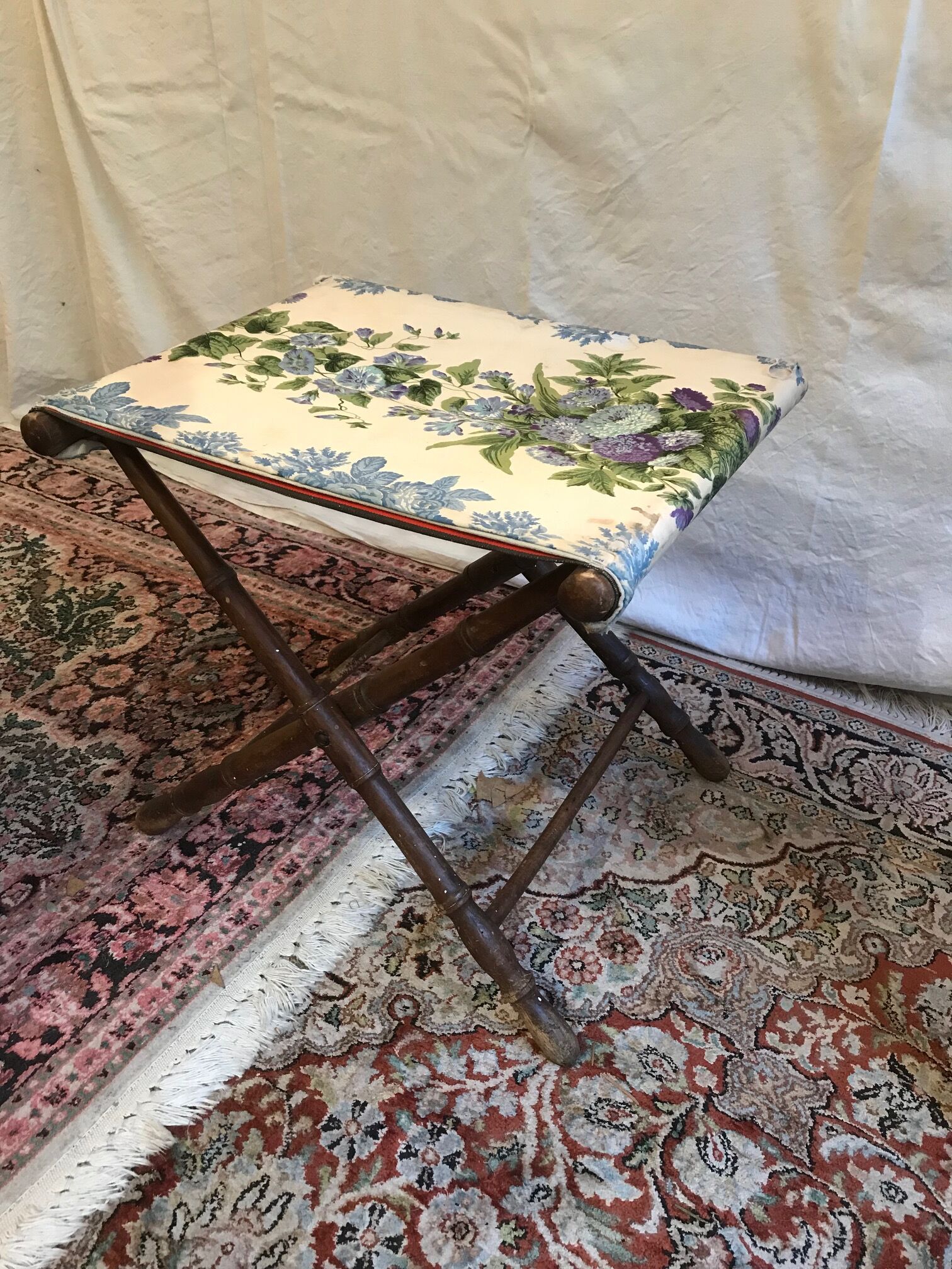 Vintage folding stool 20s