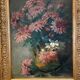 Huile sur toile bouquet de fleurs