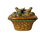 Trick-the-eye slipware bonbonnière