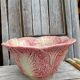 Pink cabbage slip salad bowl