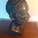 Large plaster bust of Louis Pasteur