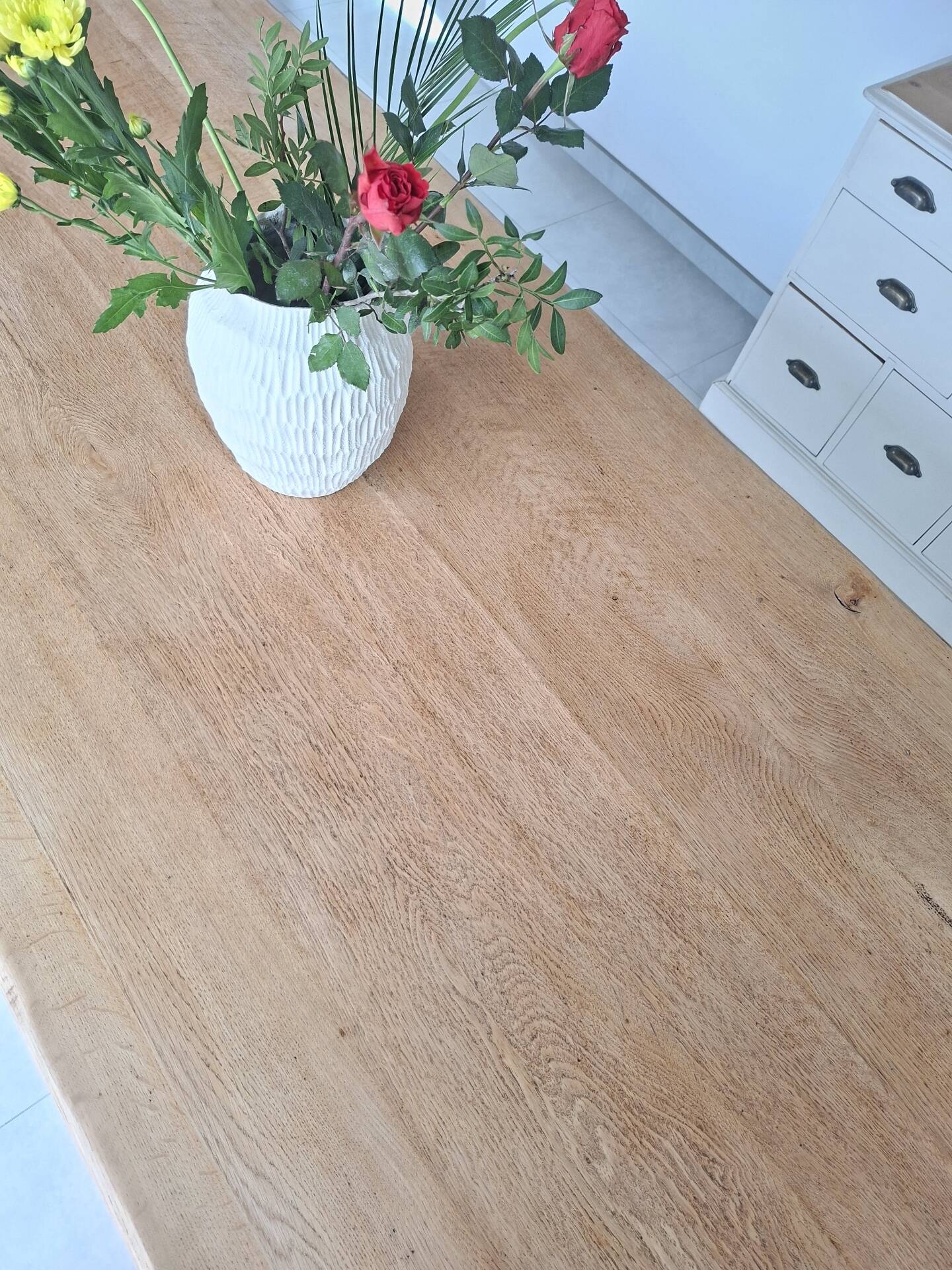 Table de ferme en chêne restaurée