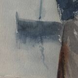 Watercolor "The Breton Women"