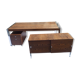 Rosewood office furniture set