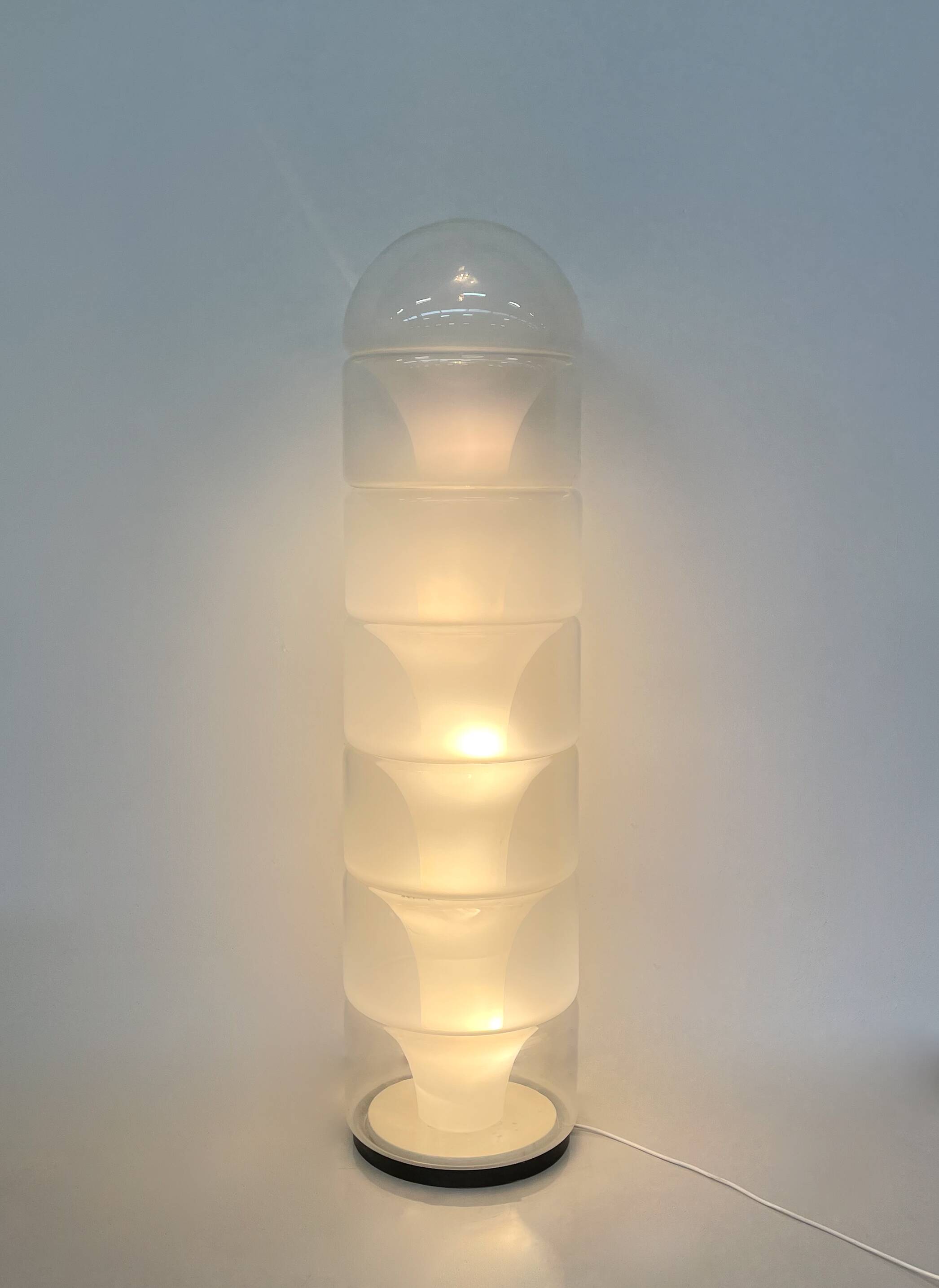 'Sfumato' Floor Lamp Model LT316 by Carlo Nason for Mazzega