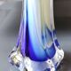 Vase design Fleur Arum. In blown art glass, Murano style. 21 cm.