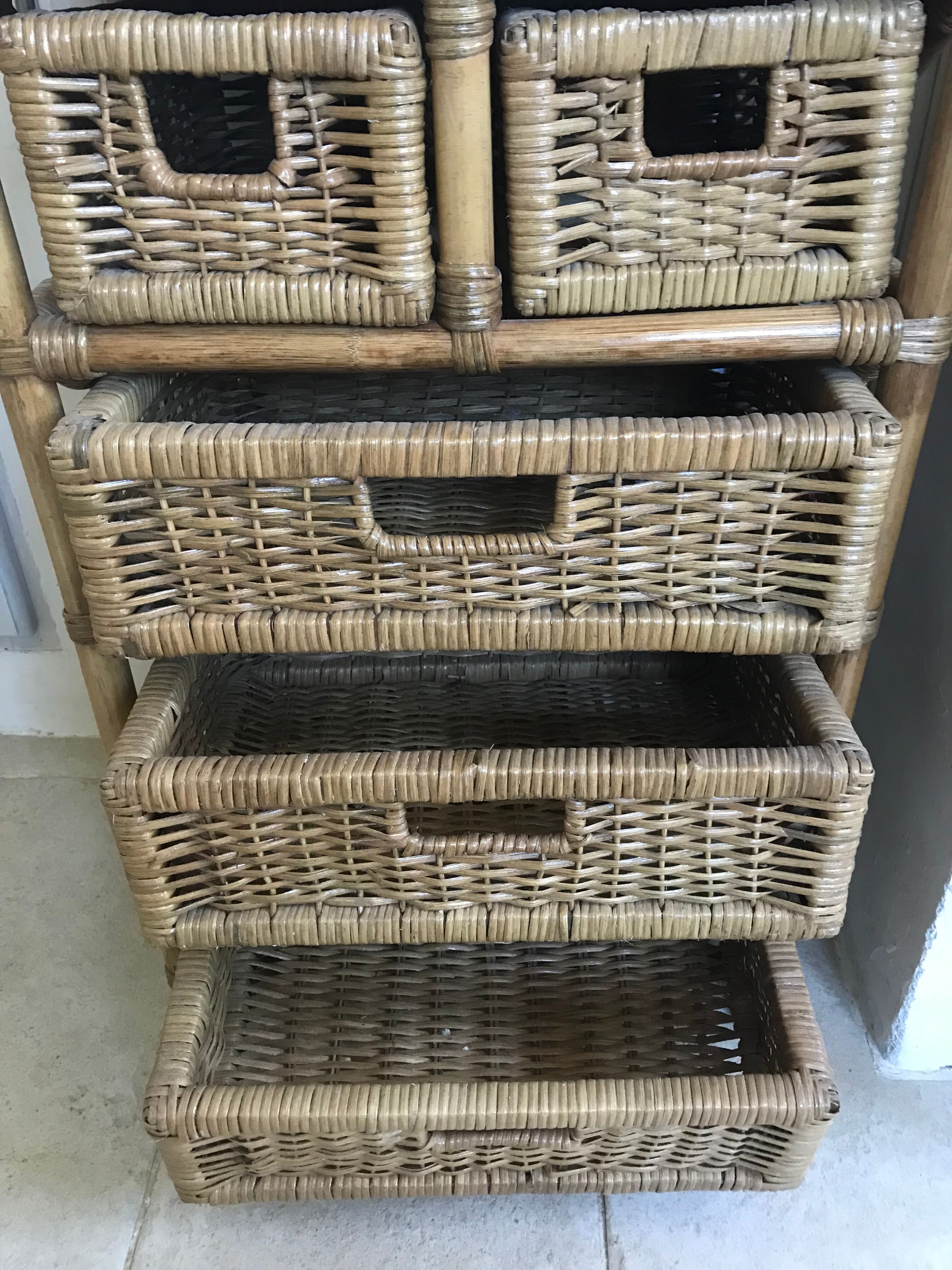 Vintage rattan clother