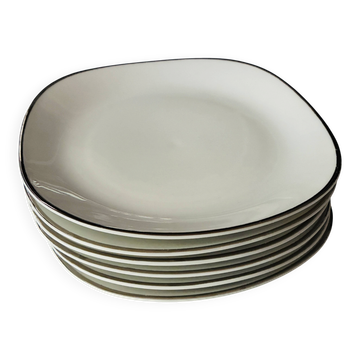Dessert plates porcelain Schirnding Bavaria