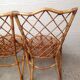 Rattan chairs by Louis Sognot