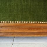 1960 meridian in walnut and velvet